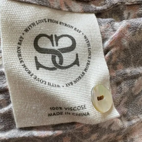 Spell Madame Peacock Walk Through Gown Dress Duster XS NWT - Picture 10 of 12